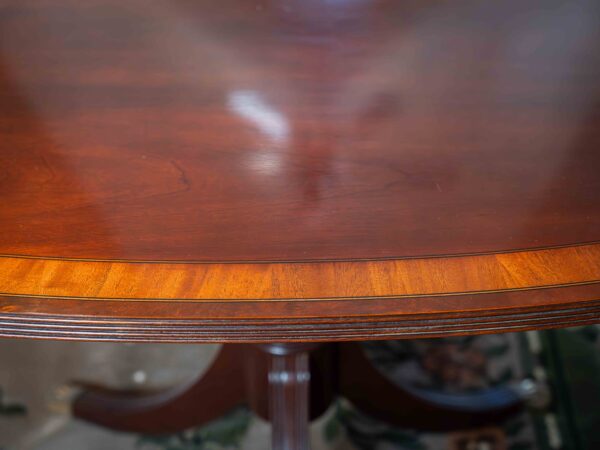 Ethan Allen Dining Table with 8 Chairs – Includes 2 Leaves (24” Each) & Table - Image 12