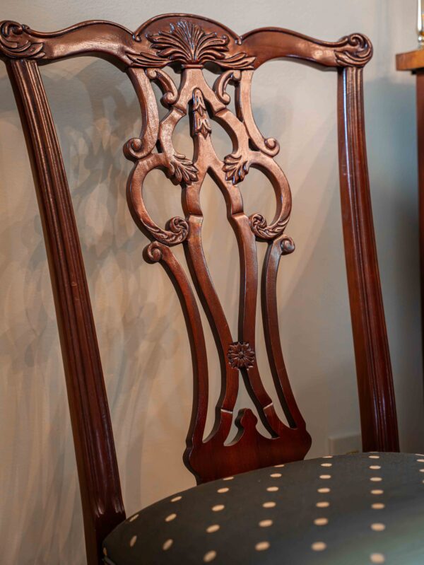 Ethan Allen Dining Table with 8 Chairs – Includes 2 Leaves (24” Each) & Table - Image 10