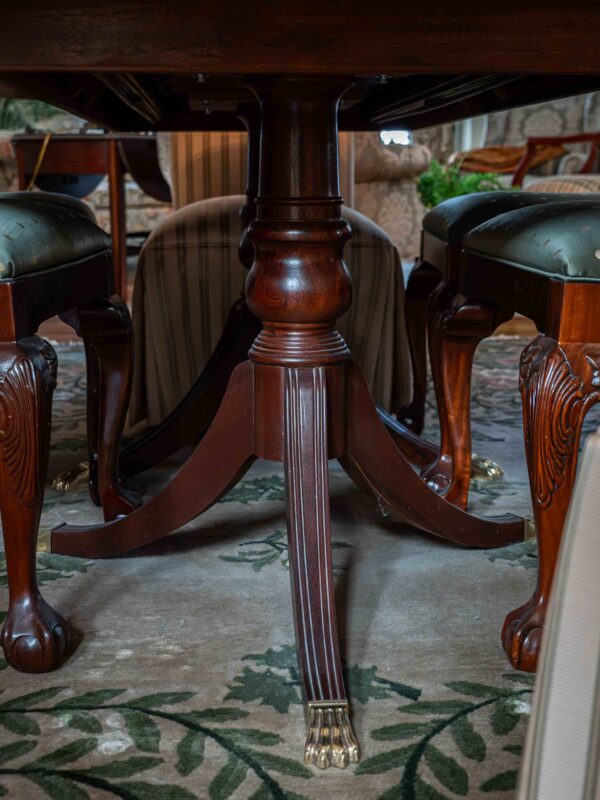 Ethan Allen Dining Table with 8 Chairs – Includes 2 Leaves (24” Each) & Table - Image 6