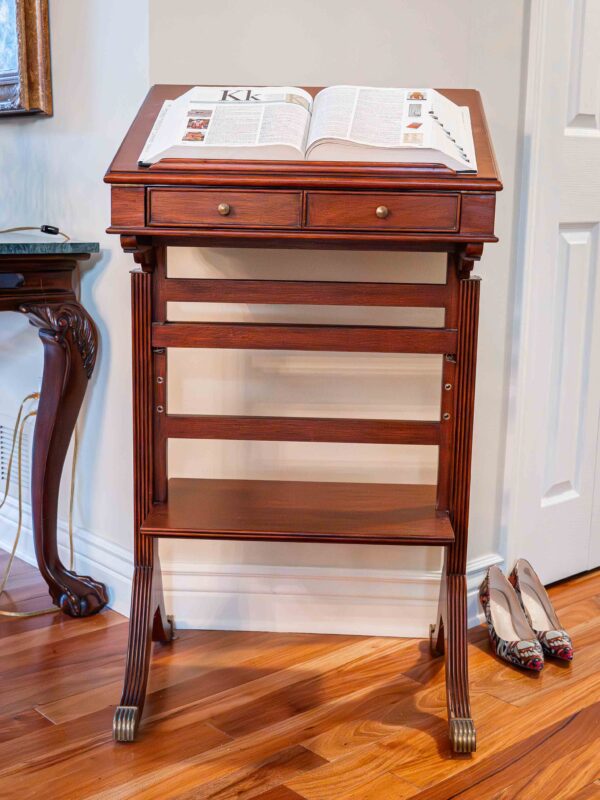 Ethan Allen Wooden Dictionary / Book Stand – Adjustable Height