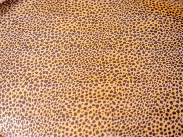 Ethan Allen Upholstered Accent Chair – Cheetah Print Fabric - Image 4