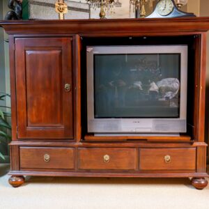 Ethan Allen Console Cabinet / Entertainment Armoire – 64” Wide