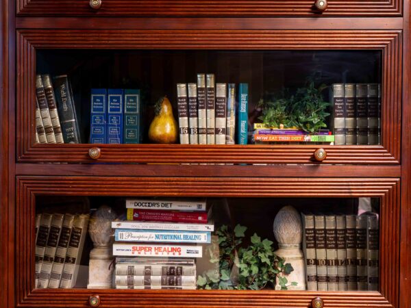 Ethan Allen Barrister Bookcase – 4-Section Glass Front, 72.5” Tall - Image 5