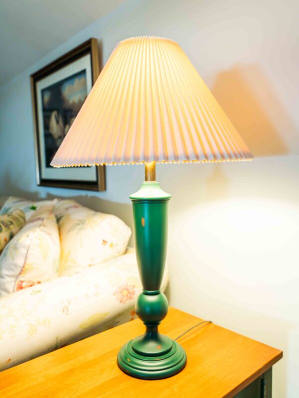Ethan Allen Green Brushed Table Lamps – 29” (Set of 2 Available, Priced Separately)