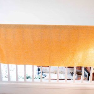 Pier 1 Imports Yellow Throw Blanket with Fringe – 52” x 72”