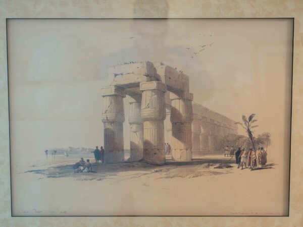 Ethan Allen “Ancient Lands – Tall Monument” Framed Print – 30.25” x 24.5” - Image 2