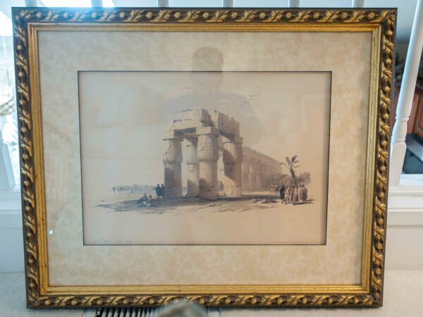 Ethan Allen “Ancient Lands – Tall Monument” Framed Print – 30.25” x 24.5”