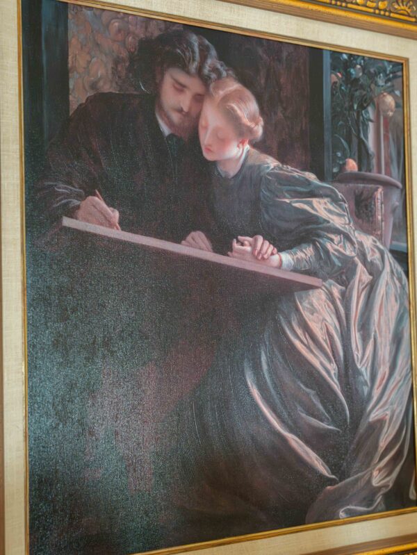 Ethan Allen “Honeymoon” Framed Print – 34.5” x 36.75” - Image 2