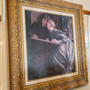 Ethan Allen “Honeymoon” Framed Print – 34.5” x 36.75”