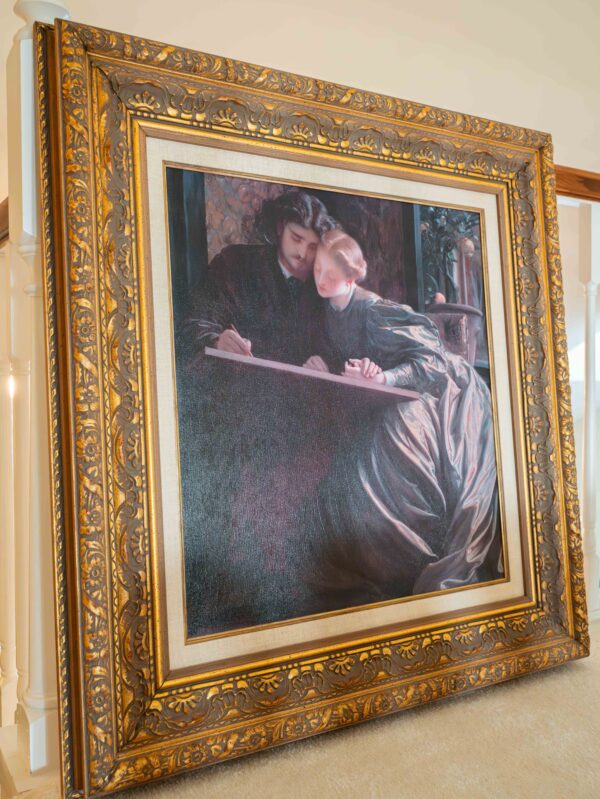 Ethan Allen “Honeymoon” Framed Print – 34.5” x 36.75”