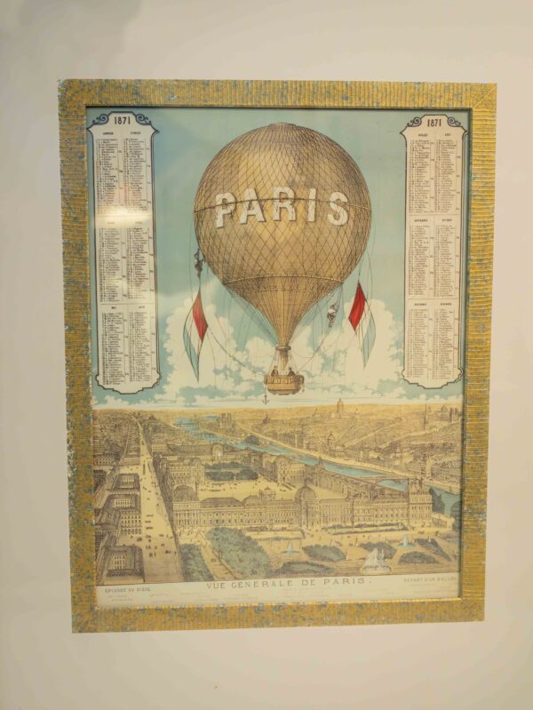 Ethan Allen Hot Air Balloon Print Set – Framed Pair (18.25” x 23.25” Each) - Image 3