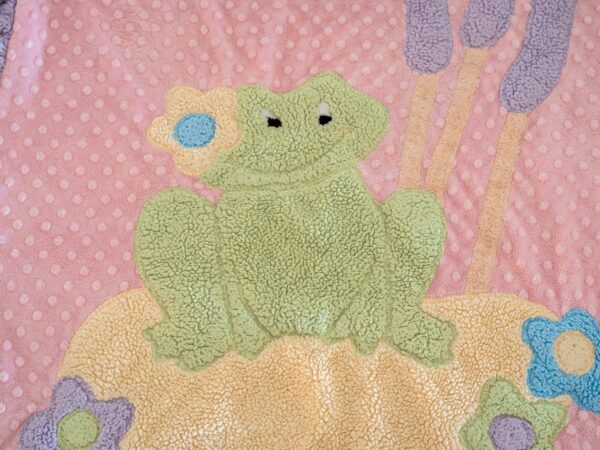 Boogie Baby Frog Baby Blanket – 41” x 32” - Image 2