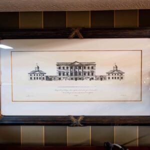 Ethan Allen “Kerthington Park” Architectural Print – Framed Artwork