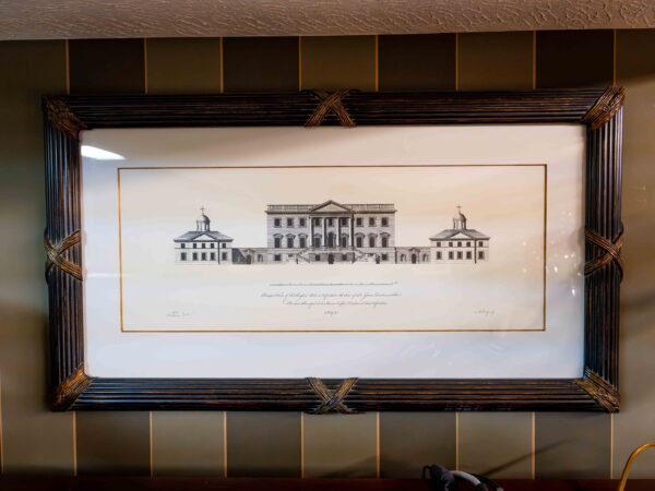 Ethan Allen “Kerthington Park” Architectural Print – Framed Artwork