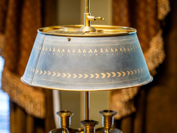 Bronze Candlestick Lamp - Image 2