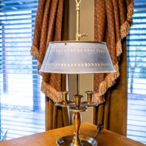 Bronze Candlestick Lamp