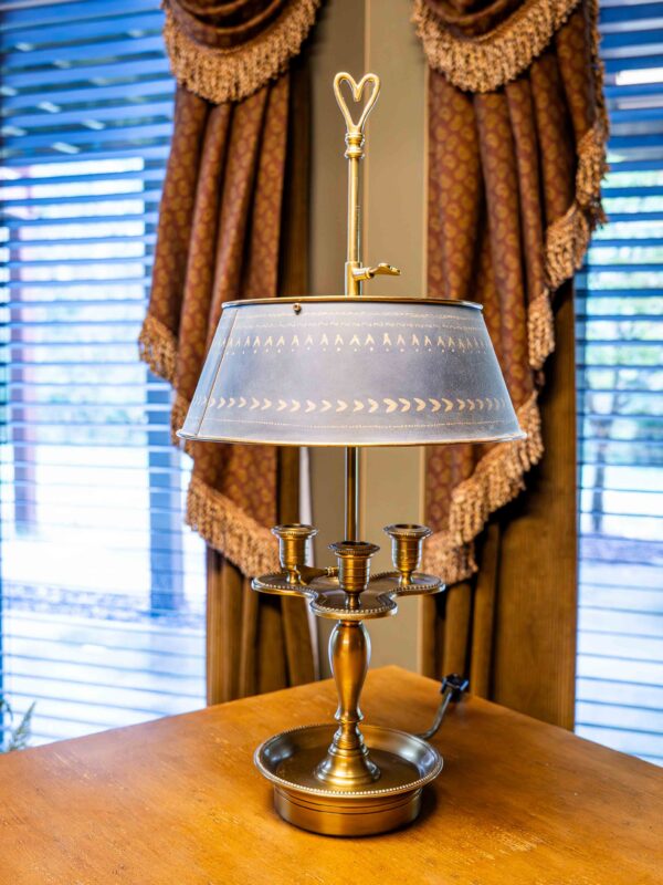Bronze Candlestick Lamp