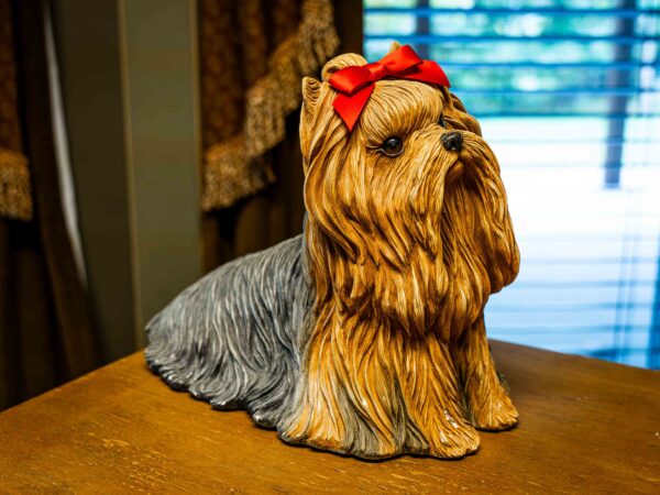 Sandi-Cast Yorkshire Terrier with Red Bow – Model J-540