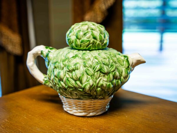 Ethan Allen Green Teapot