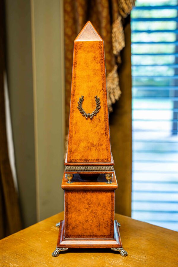 Ethan Allen Neoclassical Wooden Obelisk Decor