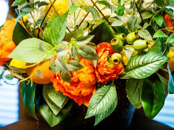 Ethan Allen Pineapple Floral Arrangement - Image 2
