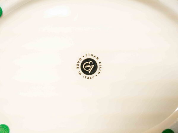Ethan Allen White Glass Cannister - Image 3
