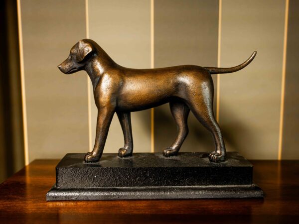 Ethan Allen Hound Statue - Image 3