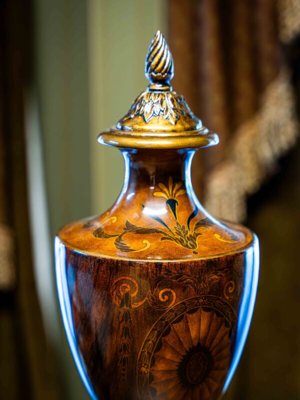 Ethan Allen Brown Vase - Image 3