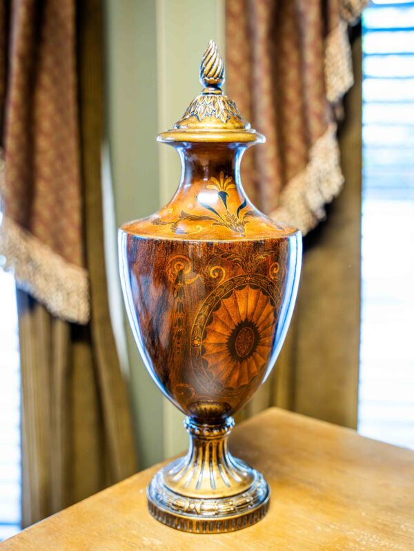 Ethan Allen Brown Vase