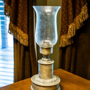 Ethan Allen Candle Holder With Glass