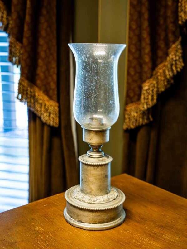 Ethan Allen Candle Holder With Glass
