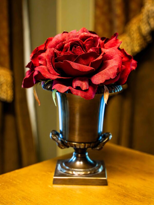 Ethan Allen Metal Vase