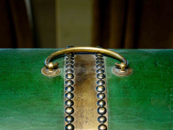 Ethan Allen Green Wooden Chest - Image 3