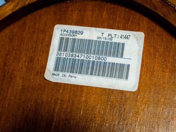 Ethan Allen Fillable Wooden Tray (Multiple Small Cracks, Shown In Photos) - Image 5
