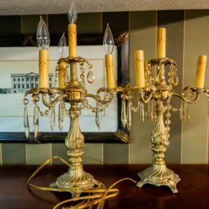 Ethan Allen Four Light Candelabra (2)