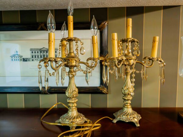 Ethan Allen Four Light Candelabra (2)