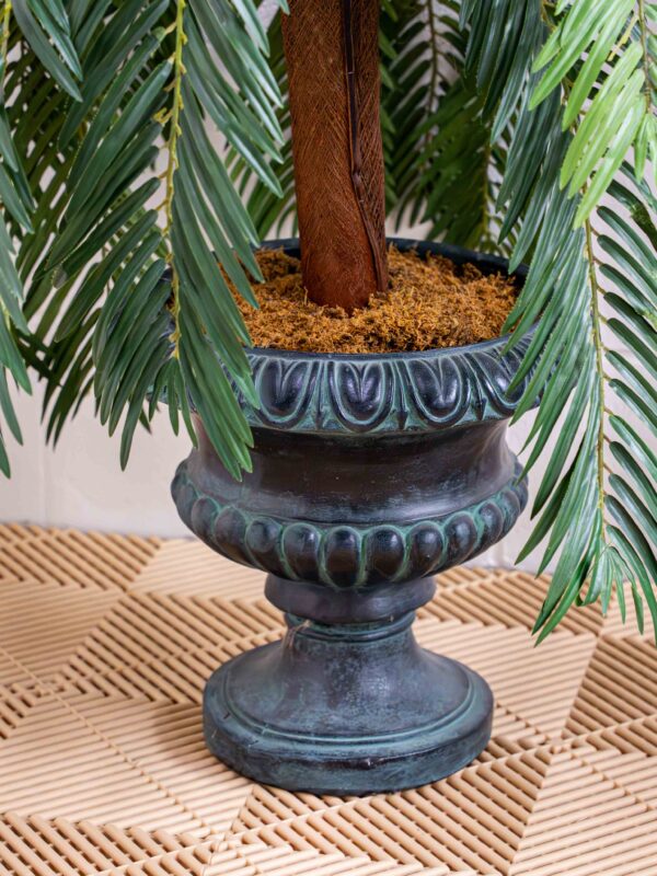 Ethan Allen Flower Pot With Palm Tree - Image 2