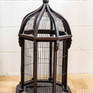 Ethan Allen Decorative Wooden Bird Cage