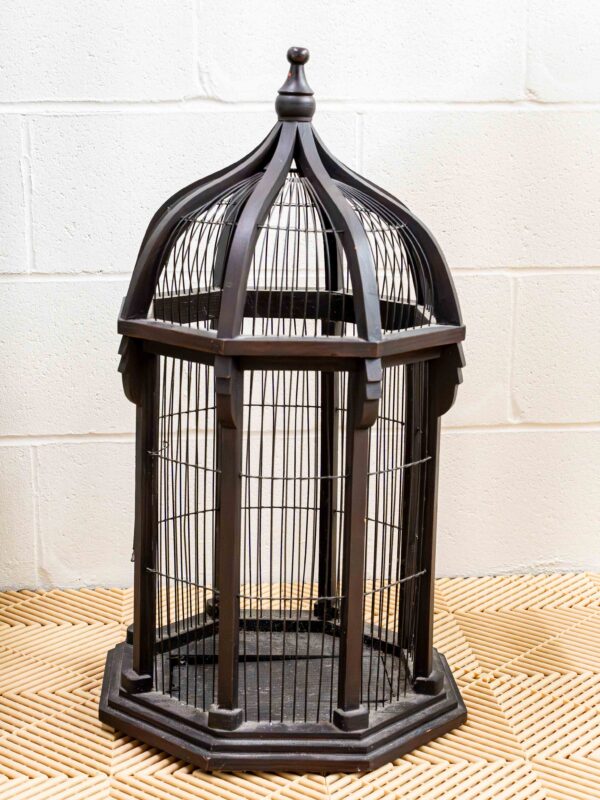 Ethan Allen Decorative Wooden Bird Cage
