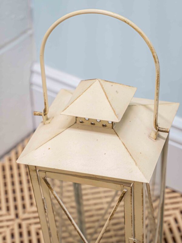 Ethan Allen Distressed Candle Lantern - Image 2