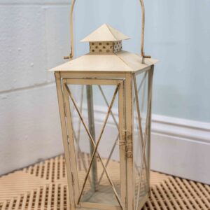 Ethan Allen Distressed Candle Lantern