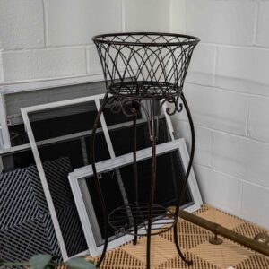 Metal Flower Plant Stand