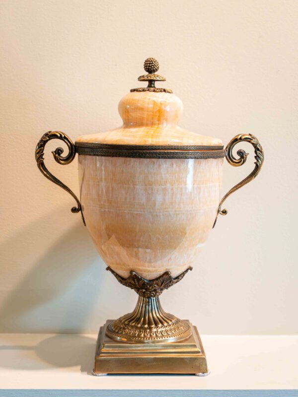 Ethan Allen Decorative Urn – 15.5” Height