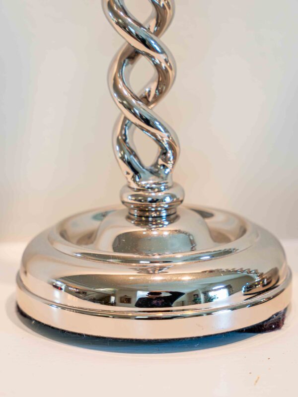 Ethan Allen Spiral Candlestick Holders – Set Of 2 (12.5” Height) - Image 2