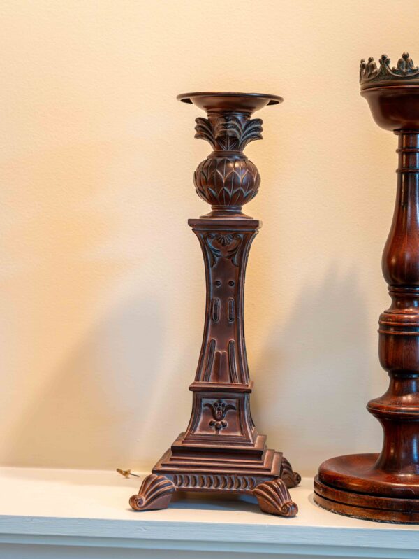 Lot Of 2 Ethan Allen Candle Holders - Image 2