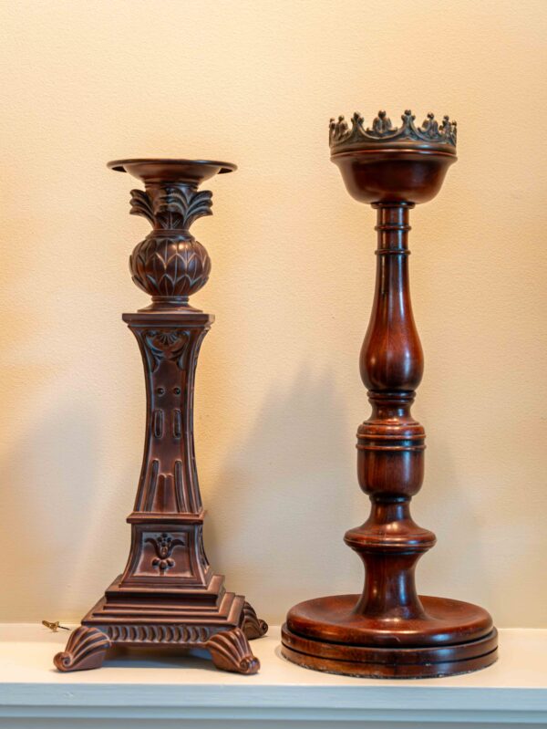 Lot Of 2 Ethan Allen Candle Holders