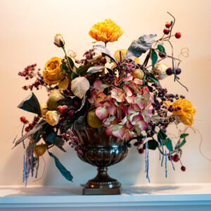 Ethan Allen Floral Arrangement In Vase