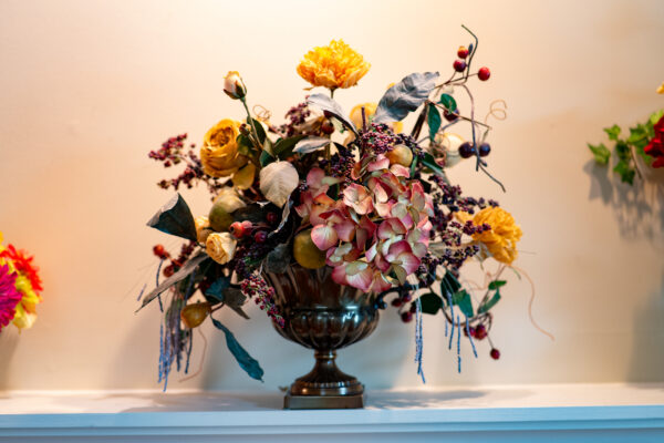 Ethan Allen Floral Arrangement In Vase