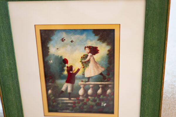 GARLAND FRAMED PICTURE – CHILDREN PLAYING TENNIS - Image 3