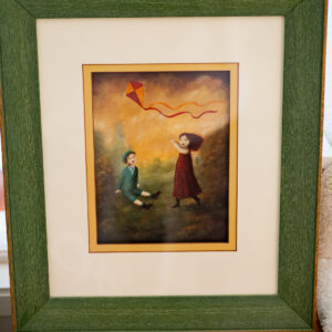 “KITE” FRAMED PICTURE – CHILDREN PLAYING